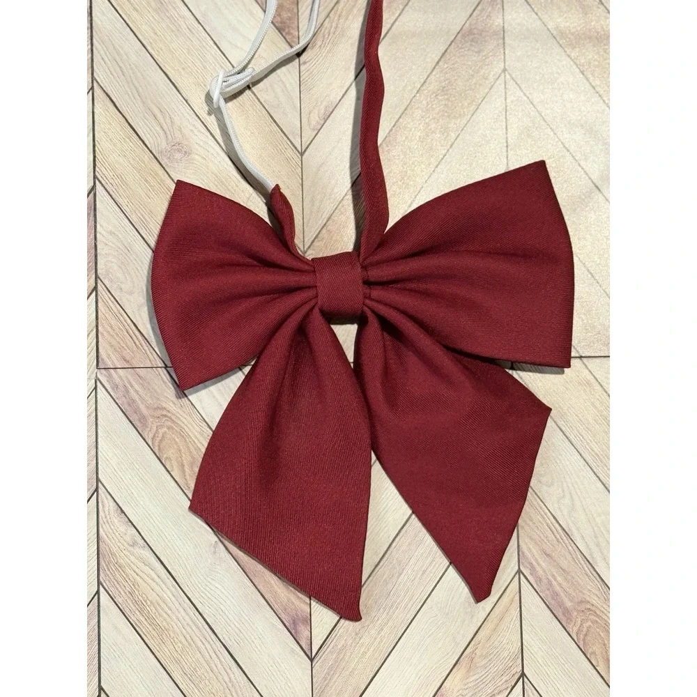 Bow Tie Set Plaid Necktie Accessories‎ 5 Piece Lot Kids Preppy School Easter